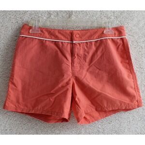 Patagonia Button Out Boardie Nylon Shorts in Coral, Style #58535S7, Women's Sz 4